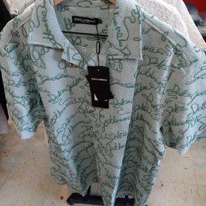 SOLD OUT🎉🎉🎉Authentic Dolce & Gabbana Logo Mens Dress Shirt Size S
